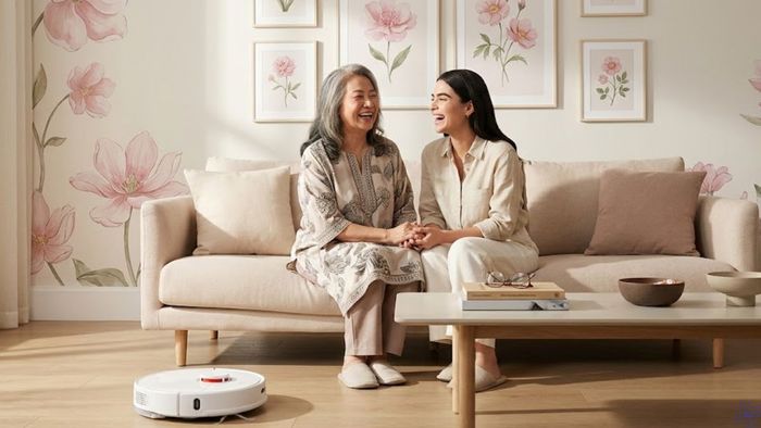 Top quà 8/3 tặng mẹ ý nghĩa nhất là robot hút bụi lau nhà
