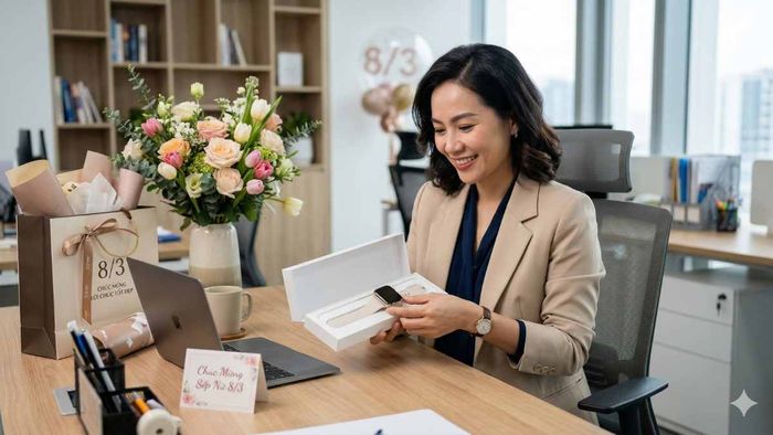 Gợi ý quà 8/3 cho sếp nữ dễ ghi điểm và ấn tượng: Đồng hồ thông minh