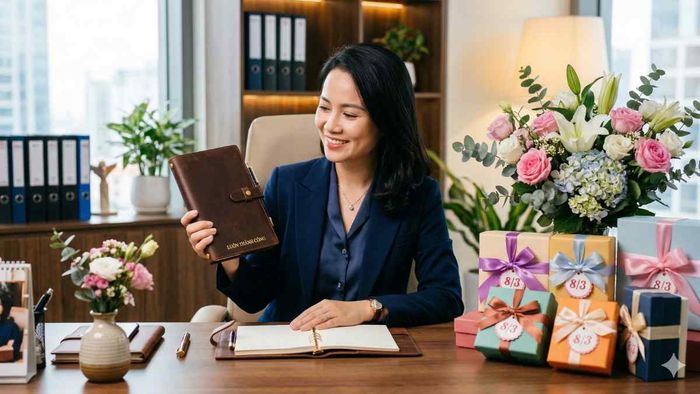 Gợi ý quà 8/3 cho sếp nữ tinh tế và ấn tượng: Sổ tay cao cấp