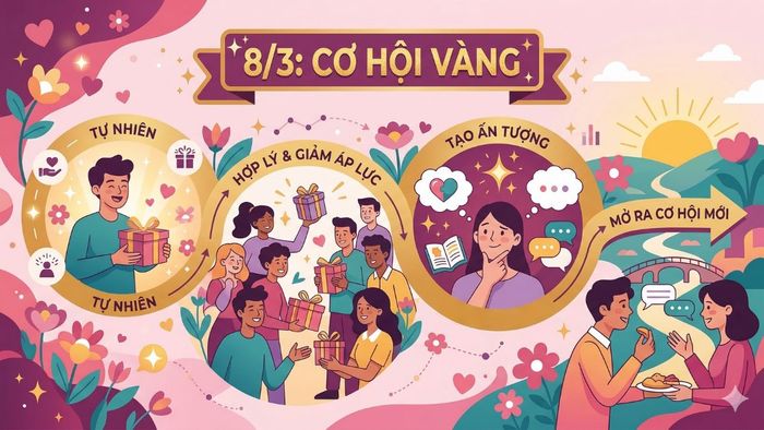 Vì sao nên tặng quà 8/3 cho crush?