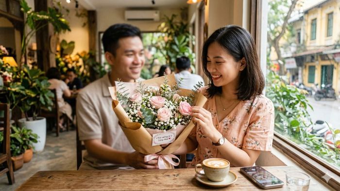 Top quà 8/3 cho crush vừa thông minh vừa dễ ghi điểm: hoa tươi