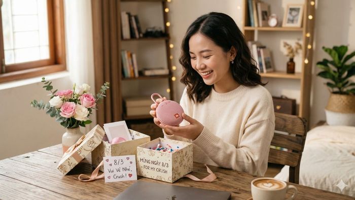 Top quà 8/3 cho crush thông minh và dễ ghi điểm: loa bluetooth