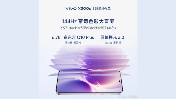 vivo X300s nhắm đến người dùng yêu thích màn hình rộng nhưng vẫn đòi hỏi khả năng chụp ảnh chất lượng cao