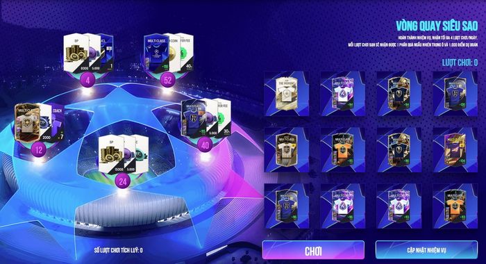 Hướng dẫn tham gia sự kiện Cúp C1 trong FC Online
