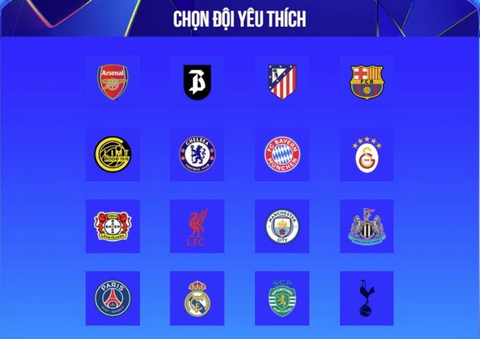 Hướng dẫn tham gia sự kiện Cúp C1 trong FC Online