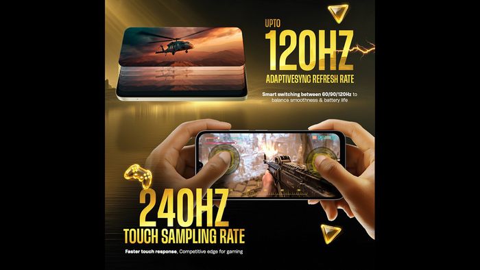 POCO C85x 5G được trang bị màn hình 120Hz cho trải nghiệm hiển thị mượt mà