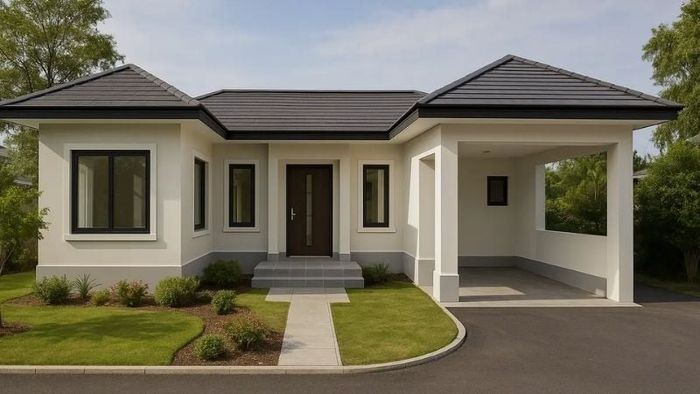 Nhà hình chữ U thường được nhìn nhận là kiểu nhà mang thế “khuyết”