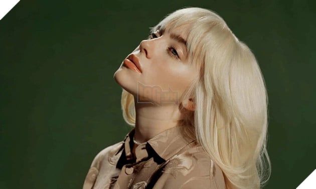 Hình ảnh của nữ ca sĩ nổi tiếng Billie Eilish.