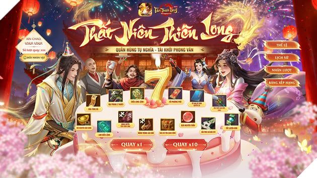 Tân Thiên Long Mobile Kỷ Niệm Sinh Nhật Rộn Ràng Với Máy Chủ Đặc Biệt Và Vòng Quay Thất Niên Thiên Long 3