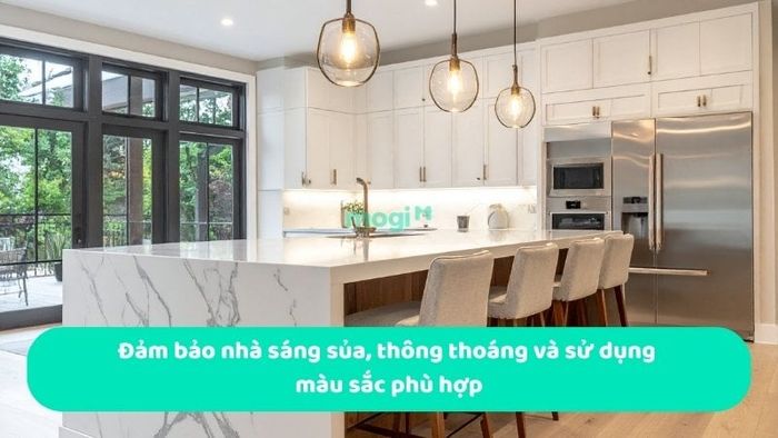 Đảm bảo ngôi nhà luôn sáng sủa, thông thoáng và chọn lựa màu sắc phù hợp.
