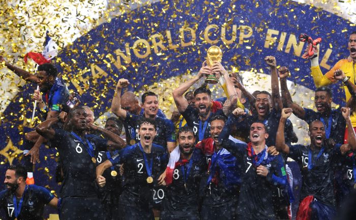 Pháp với đội hình hùng mạnh đã đăng quang ngôi vô địch World Cup 2018 - hình ảnh không thể quên