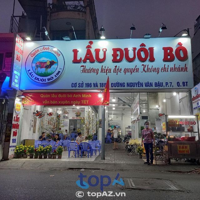 Quán lẩu bò Minh Anh tại Bình Thạnh