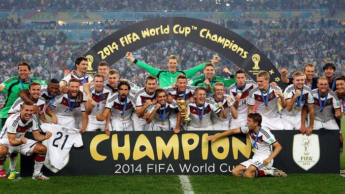 Đức là đội vô địch châu Âu đầu tiên khi World Cup 2014 được tổ chức tại châu Mỹ - một chiến thắng đáng nhớ