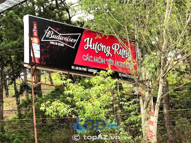 quán thịt rừng ngon ở Đà Lạt