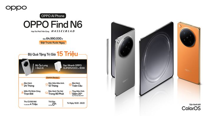 CellphoneS chính thức ra mắt OPPO Find N6