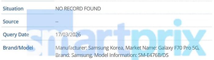 Samsung đang tiến hành phát triển Galaxy S26 FE, Galaxy M47 5G và Galaxy F70 Pro