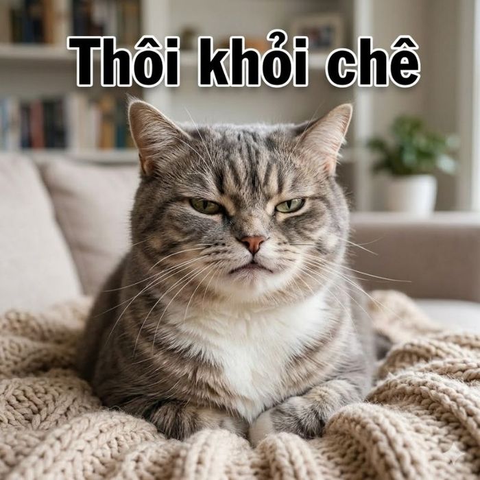 Meme mèo chê dễ thương - 6