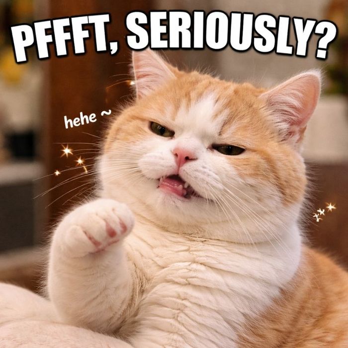 Meme mèo chê dễ thương - 7