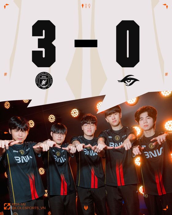 TSW đã thua BFX với tỷ số 0 - 3