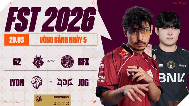 First Stand 2026: GEN.G và JD Gaming Kết Thúc Nhanh Loạt Trận BO5 6