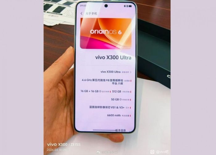 Hình ảnh thực tế của vivo X300 Ultra
