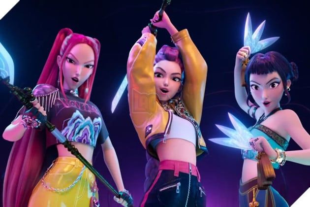 Hình ảnh từ bộ phim hoạt hình KPop Demon Hunters.