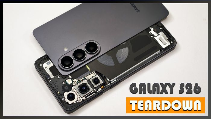 Galaxy S26 sở hữu thiết kế thuận tiện cho việc sửa chữa