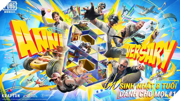PUBG Mobile Tưng Bừng Sinh Nhật 8 Năm Với Loạt Hợp Tác Đỉnh Cao