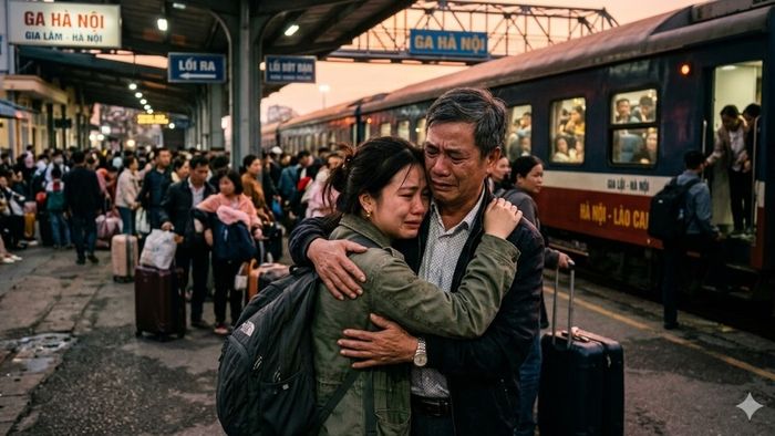 Hình ảnh chào tạm biệt buồn đầy xúc động - 2