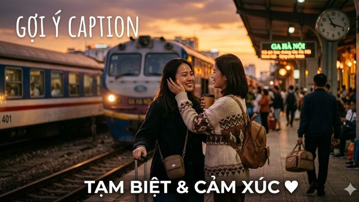 Gợi ý caption hình ảnh tạm biệt hay và đầy cảm xúc