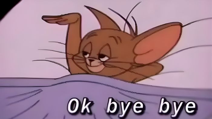 Hình ảnh meme tạm biệt - 1