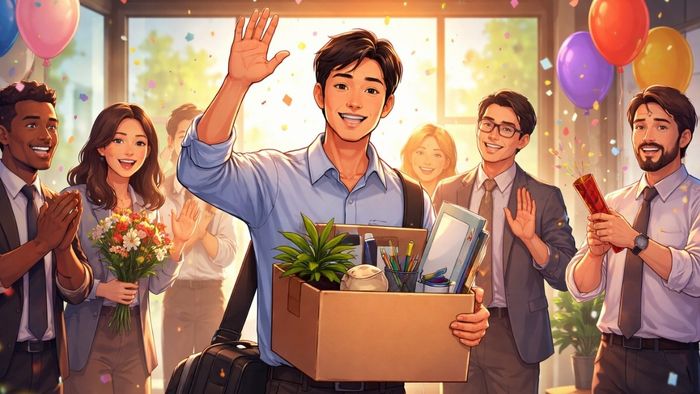 Hình ảnh tạm biệt bạn bè, đồng nghiệp - 1