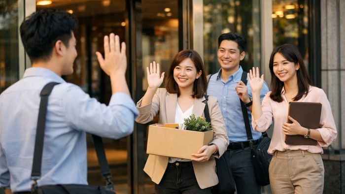 Hình ảnh tạm biệt bạn bè, đồng nghiệp - 6