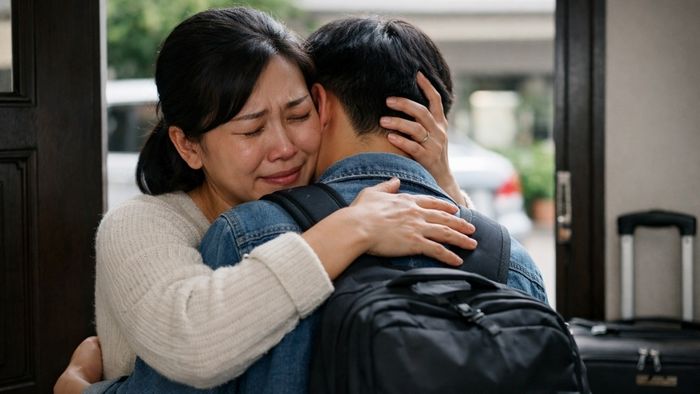 Hình ảnh chào tạm biệt buồn đầy xúc động - 4