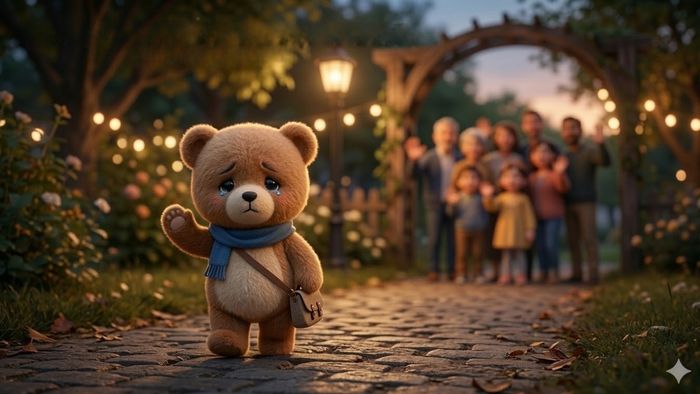 Hình ảnh chào tạm biệt buồn đầy xúc động - 1