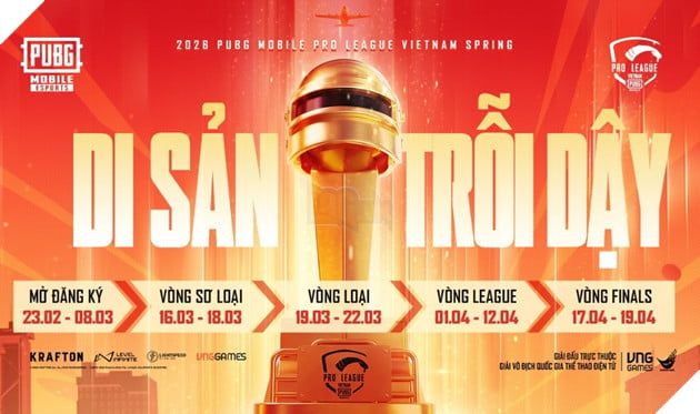 Giải Vô Địch Quốc Gia Thể Thao Điện Tử - Bộ Môn PUBG Mobile Mở Màn Mùa Xuân Từ 01.04