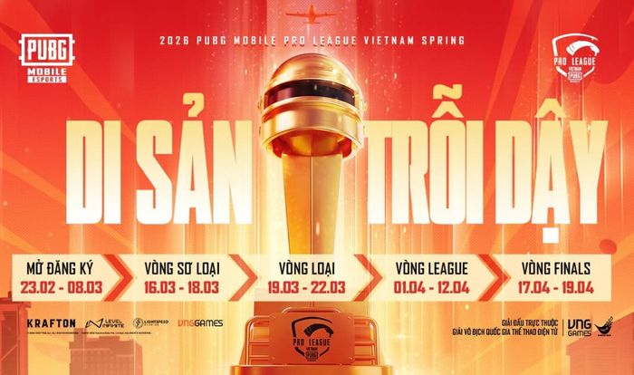 PMPL VN Spring 2026 chính thức khai mạc từ ngày 01/04