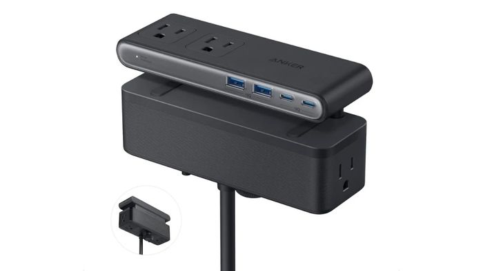 Nano Power Strip được xem là lựa chọn lý tưởng giúp người dùng sắp xếp lại góc làm việc một cách ngăn nắp