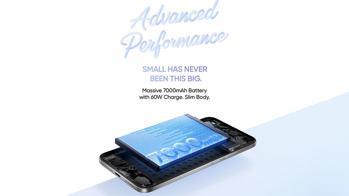 realme 16 5G sở hữu viên pin 7.000 mAh ấn tượng