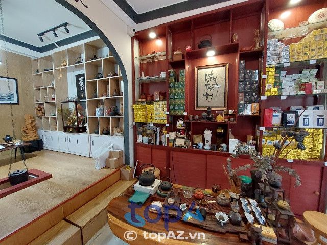 Quán trà tại TPHCM với không gian thanh tịnh, đẹp mắt
