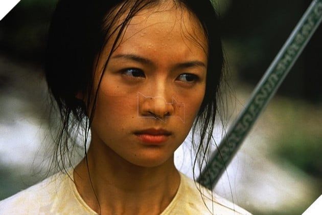 Hình ảnh tạo hình ấn tượng của Chương Tử Di trong bộ phim Ngọa Hổ Tàng Long.