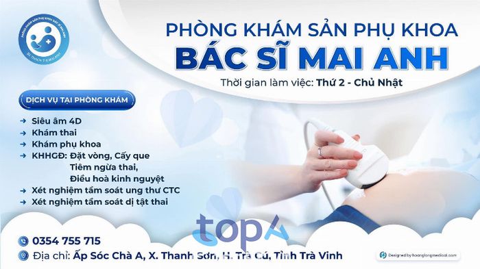 Phòng Khám Sản Phụ Khoa - BS.CKI Mai Anh - Xã Trà Cú