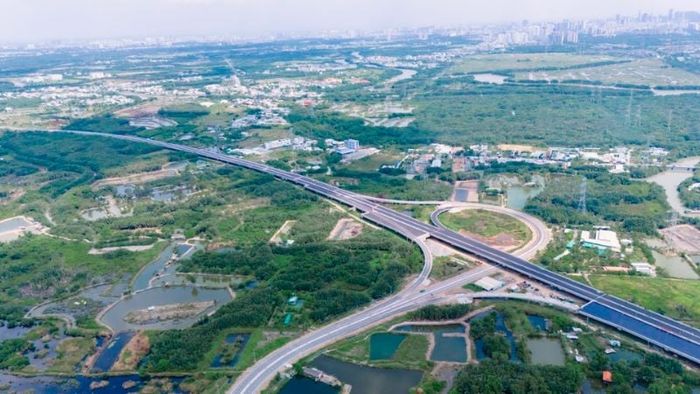 Tuyến cao tốc Bến Lức - Long Thành (Nguồn: Báo Quân đội Nhân dân)