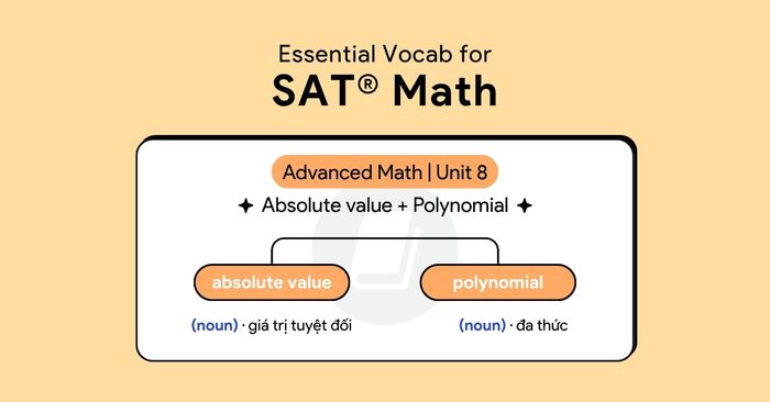 vocabulary essentials for SAT Math advanced math unit 9 absolute value and polynomial