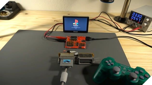 YouTuber chế tạo PlayStation Hybrid kết hợp PS1 và PS One, chỉ tiêu thụ dưới 2W điện
