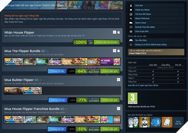 Nhanh Tay Nhận Trò Chơi Xây Dựng Nhà Cửa Hấp Dẫn Đang Miễn Phí Trên Steam 3