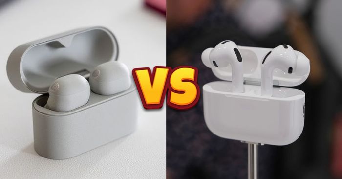 Sony WF-1000XM6 đối đầu Apple AirPods Pro 3