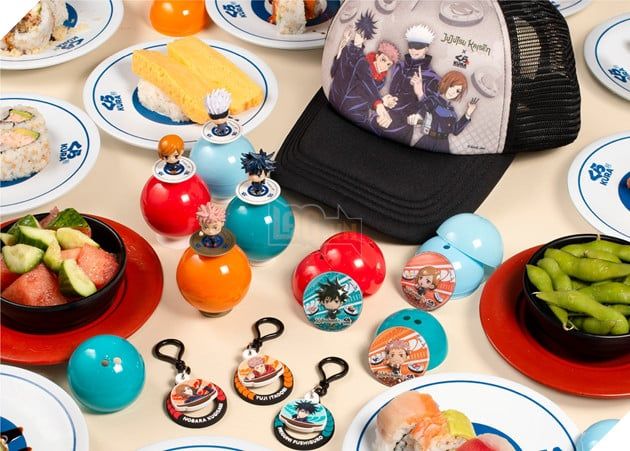Kura Sushi USA hợp tác với Jujutsu Kaisen lần 2, giới thiệu menu đặc biệt và các món quà giới hạn
