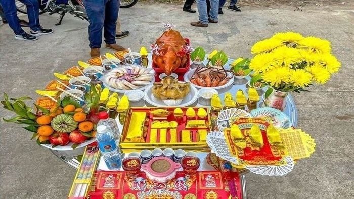 Lễ vật trong nghi lễ nhập trạch.
