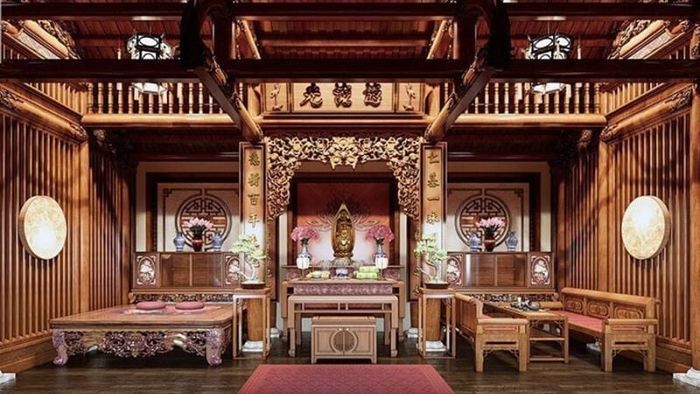 Bố trí nội thất trong nhà gỗ